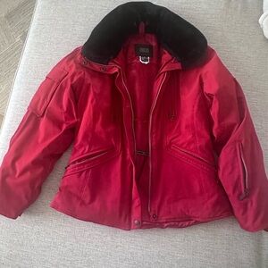 NILS Classic Red Jacket with Black Accents